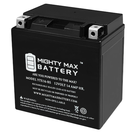 YTX16-BS Replacement Battery For BikeMaster HTX16-1